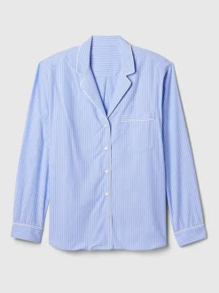 Gap 100% Cotton Poplin Pyjama Top