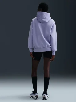 Glace lilas - Nike Sweat à capuche oversize Mini Sportswear Phoenix en polaire à enfiler