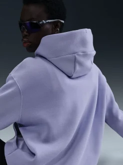 Glace lilas - Nike Sweat à capuche oversize Mini Sportswear Phoenix en polaire à enfiler