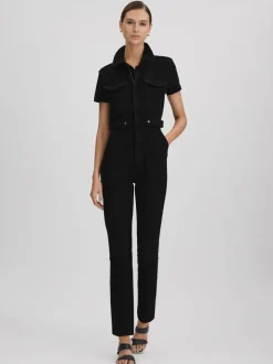 Good American combinaison en jean Good American