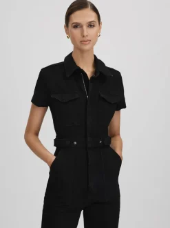 Good American combinaison en jean Good American