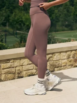 Grain de poivre marron - soi-même. Legging taille haute
