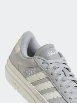 Gris - adidas baskets VL Court Bold