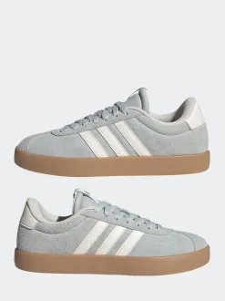 Gris - Adidas VL Court 3.0 Formateurs