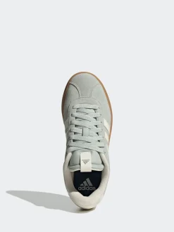 Gris - Adidas VL Court 3.0 Formateurs