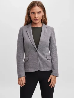 Gris - Blazer ajusté Vero Moda