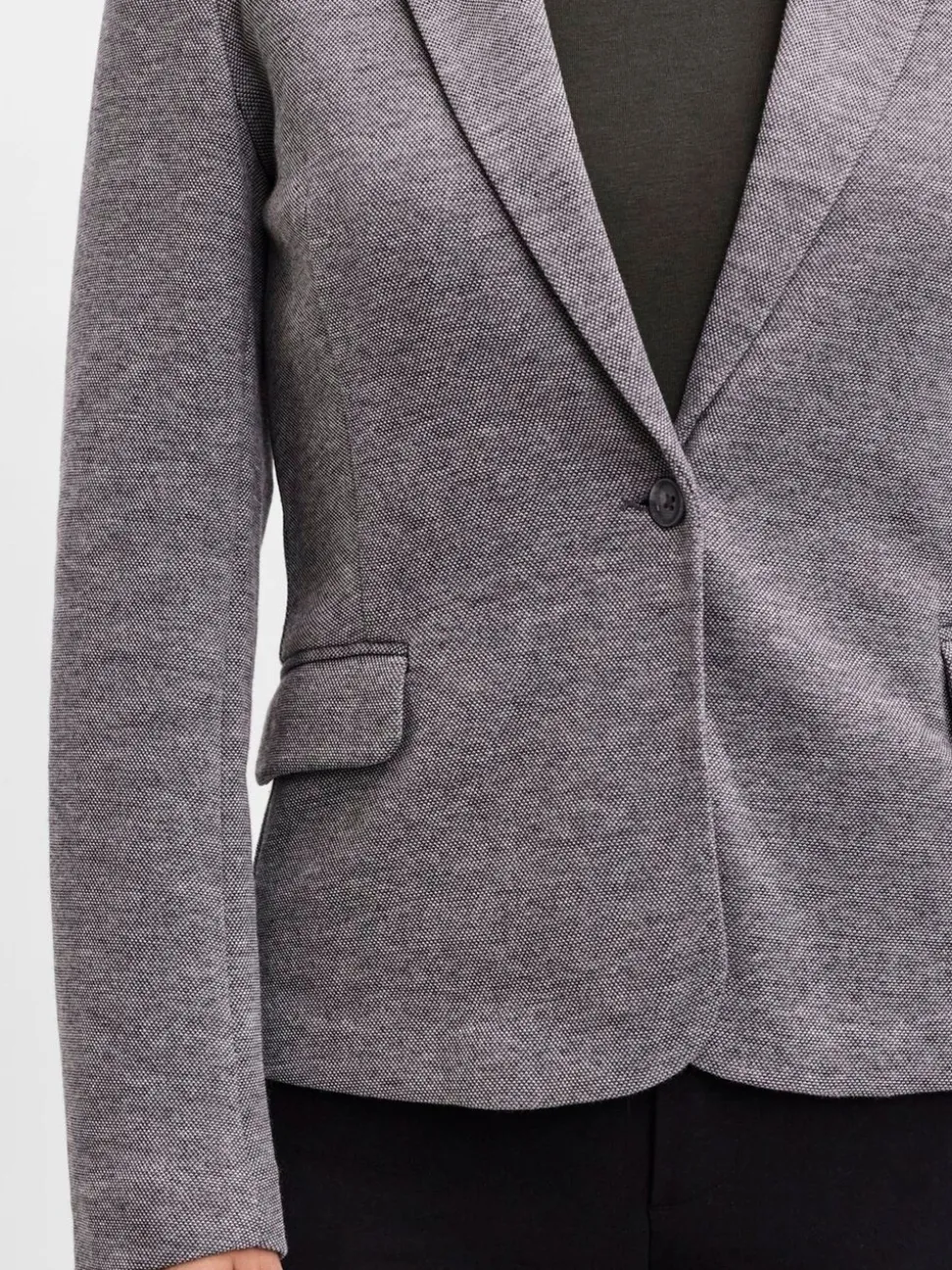 Gris - Blazer ajusté Vero Moda