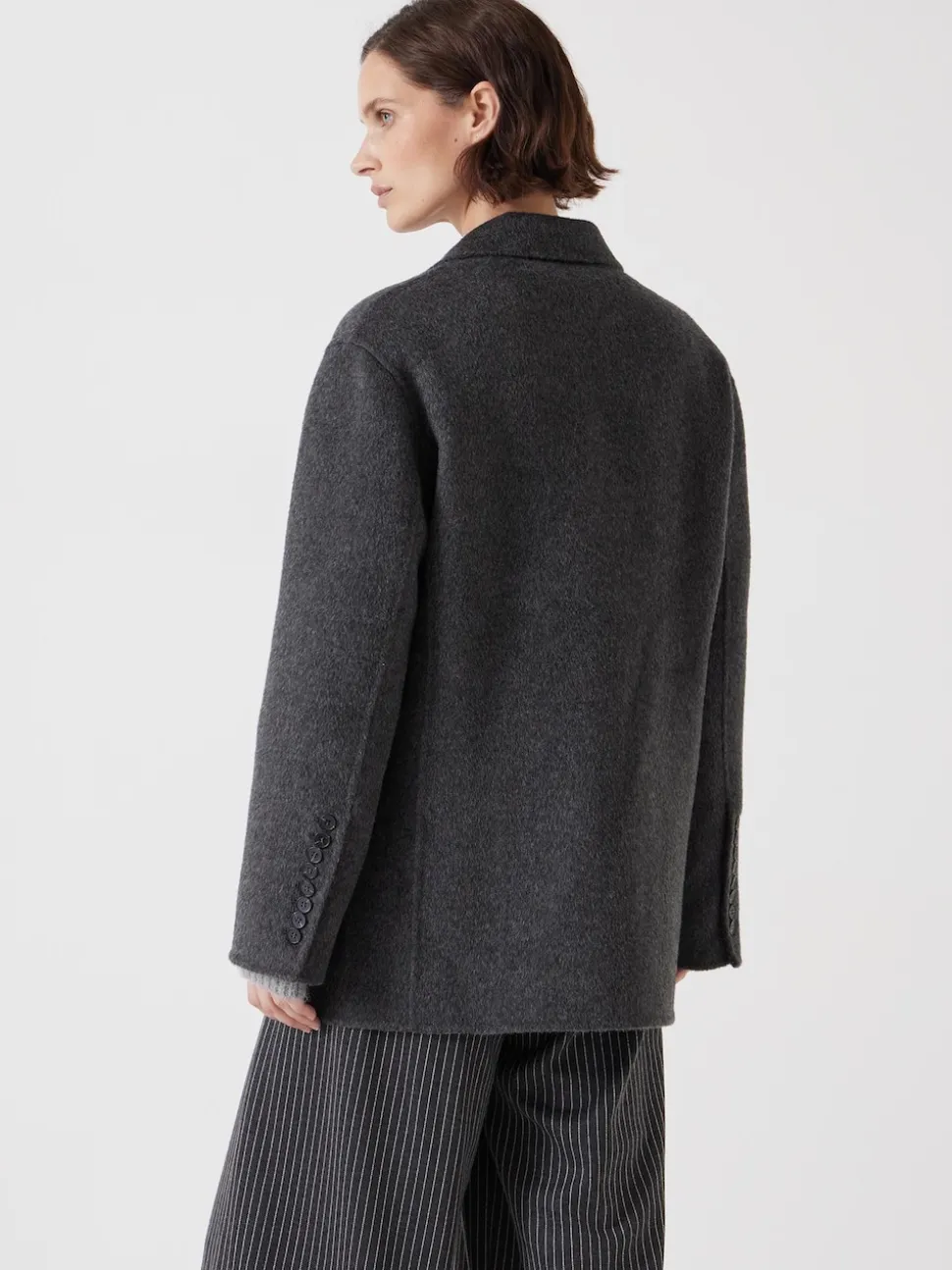 Gris - Blazer Hush Pure Wool double face