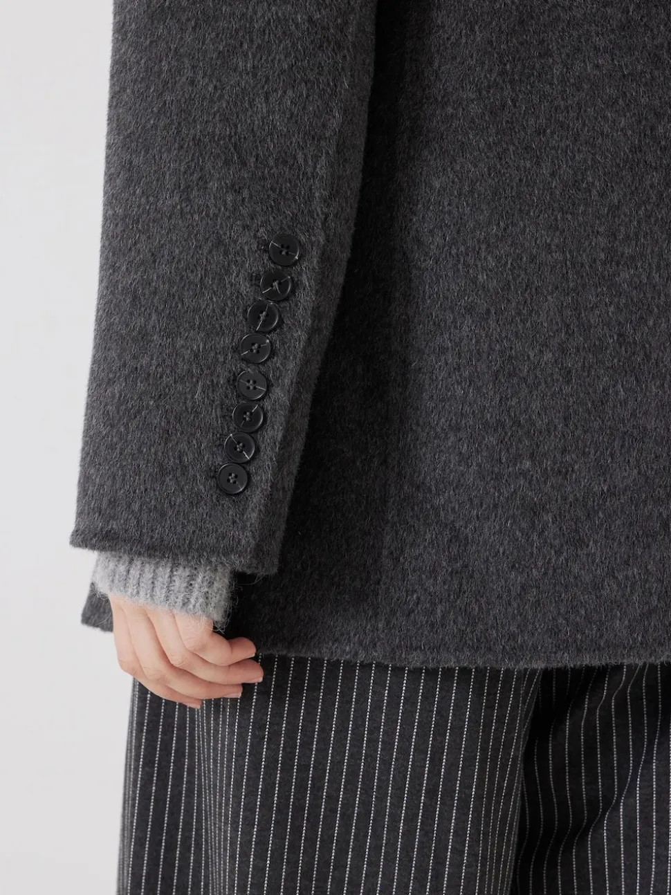 Gris - Blazer Hush Pure Wool double face