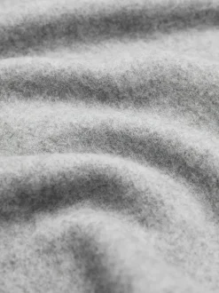 Gris - Écharpe N. Premium Made in Italy à poids moyen