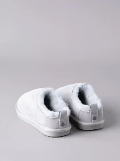 Gris - Chaussons d’hiver Lakeland Leather Sabot en peau de mouton pour femme