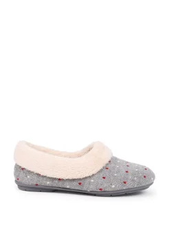 Gris - Chaussons Jones Bootmaker Floella Full