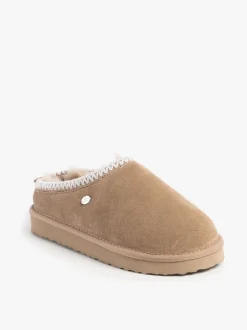 Gris - Chaussons Just Sheepskin Ladies Erin en peau de mouton