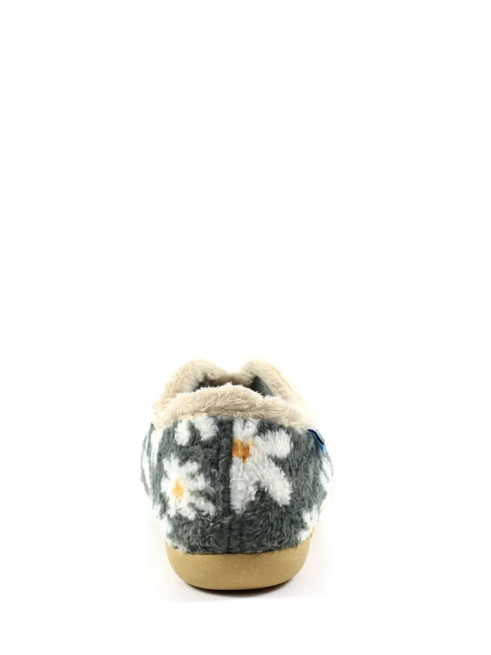 Gris - Chaussons Lunar pour femme à fleurs