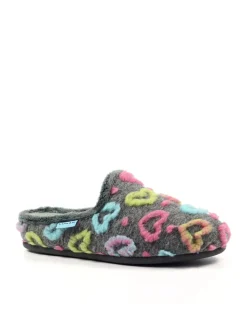 Gris - Chaussons Lunar style mule