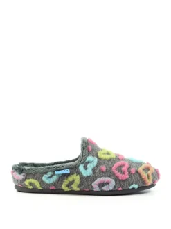 Gris - Chaussons Lunar style mule