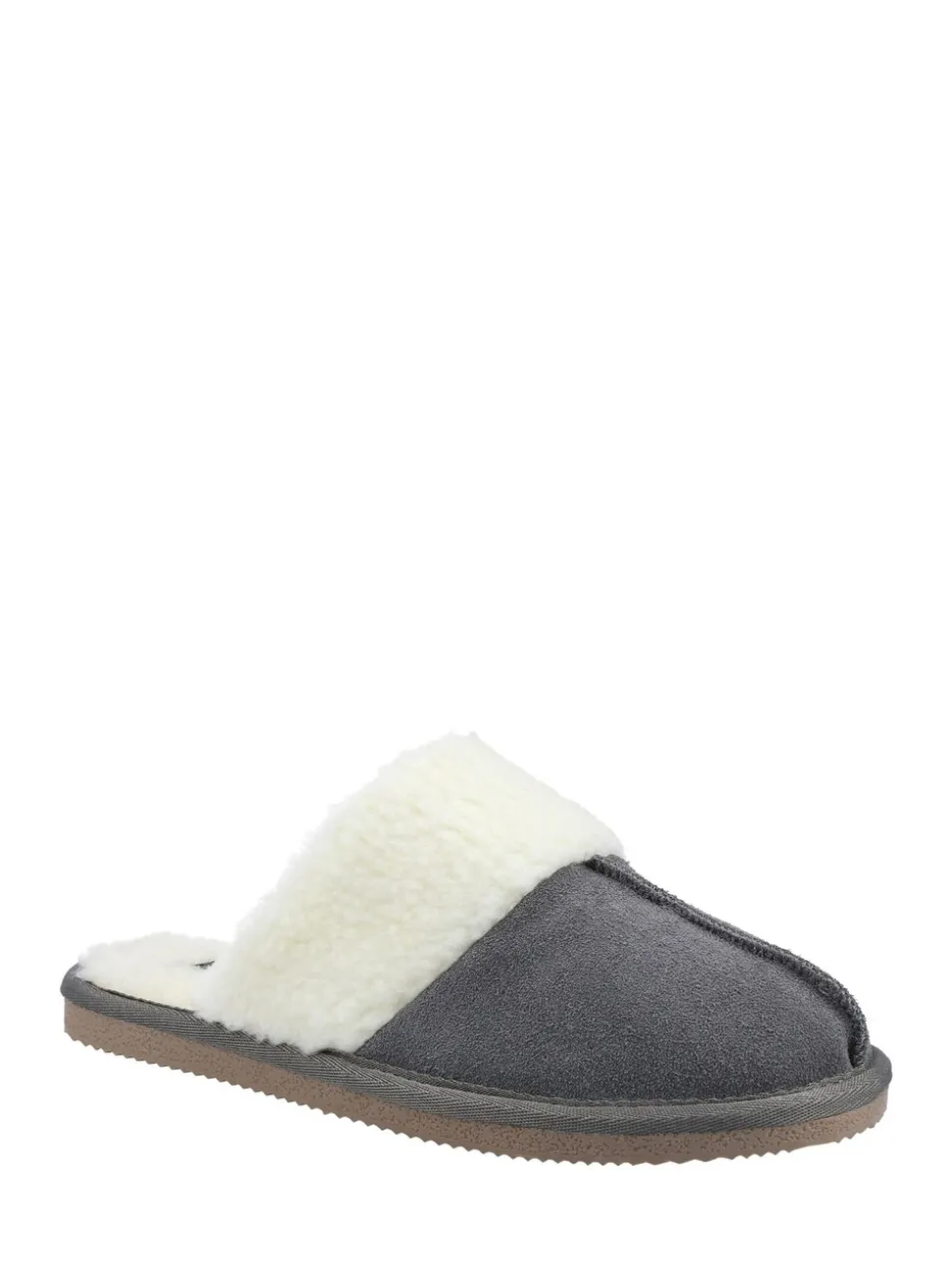 Gris - Chaussons mules Hush Puppies Arianna
