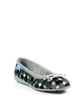Gris - Chaussons style ballerine Lunar pour femme