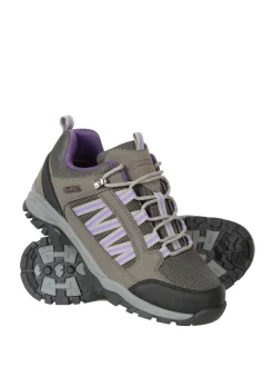 Gris - Chaussures de marche imperméables Mountain Warehouse Womens Path