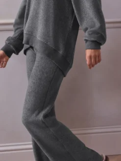 Gris - Ensemble tunique et jogging STUDIO en polaire