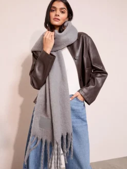 Gris - Friends Like These écharpe couverture brossée confortable