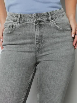Gris - Jean bootcut authentique Milieu