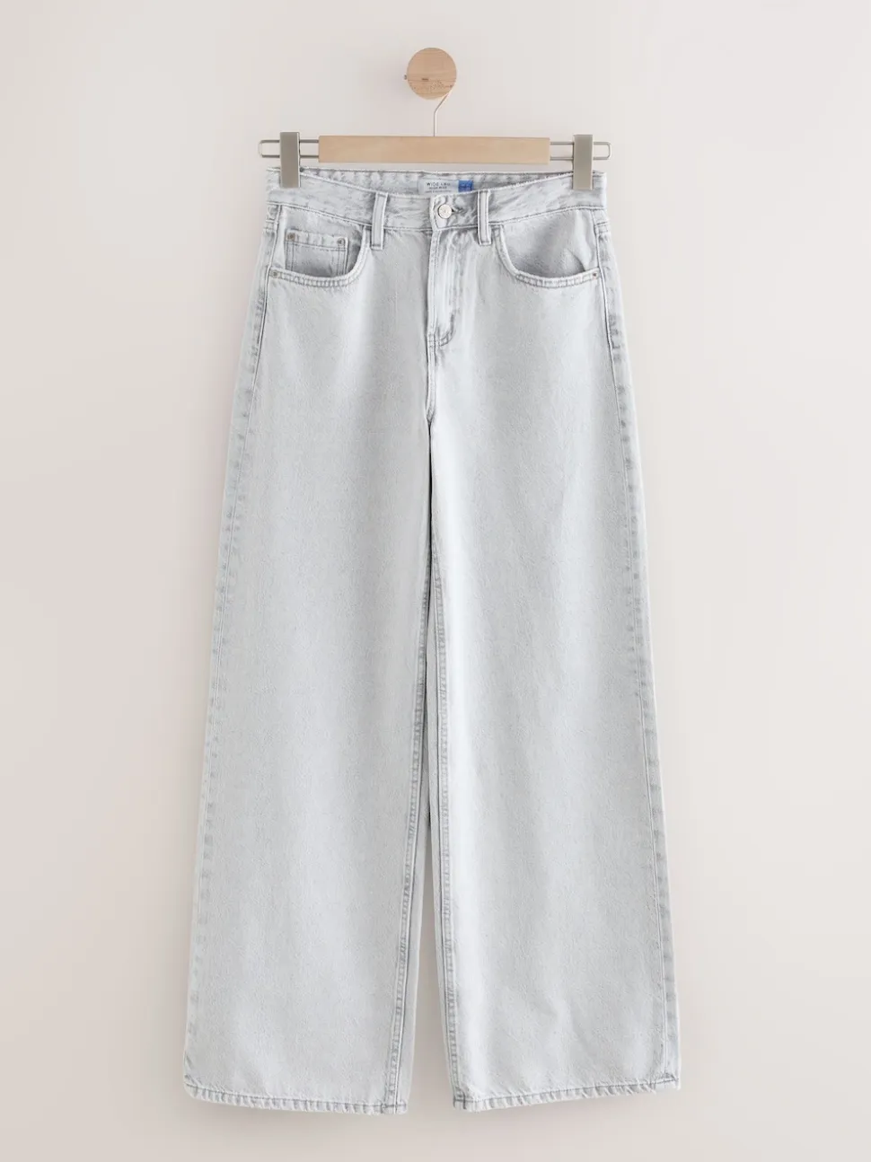 Gris - Jean large