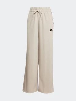 Gris - Jogging adidas Imprimé animal 3-rayures à ourlet ouvert