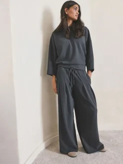 Gris - Jogging N.Premium à jambe large