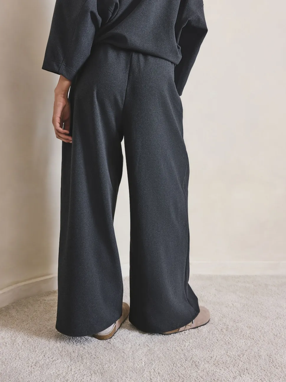 Gris - Jogging N.Premium à jambe large