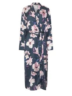 Gris - Long Tall Sally Peignoir maxi en satin