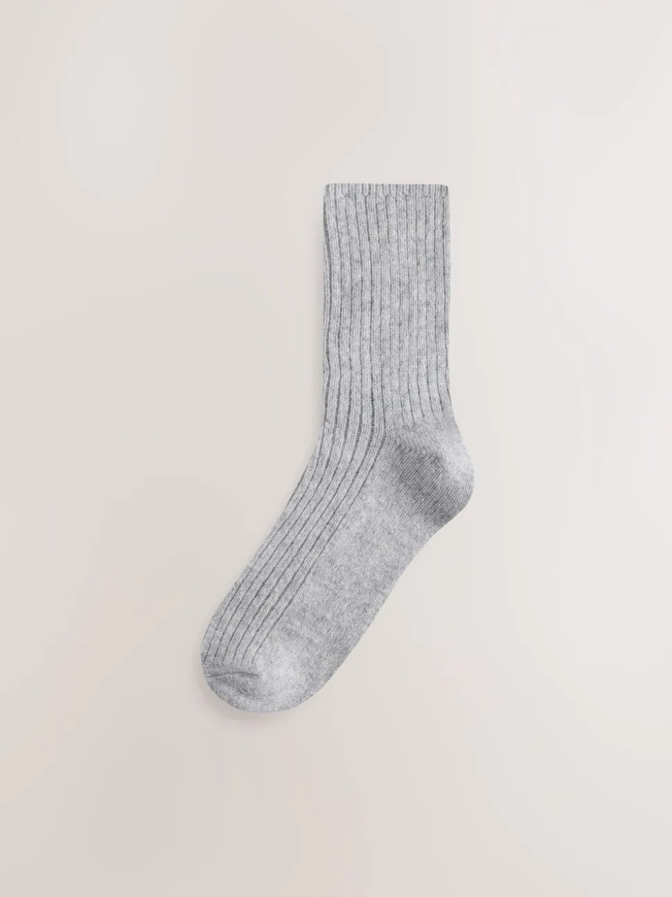 Gris - Lot de 1 paires de chaussettes N. Premium en cachemire à maintien thermique