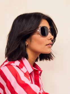 Gris - Lunettes de soleil Bling Wrap