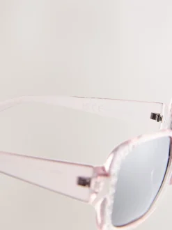 Gris - Lunettes de soleil Bling Wrap