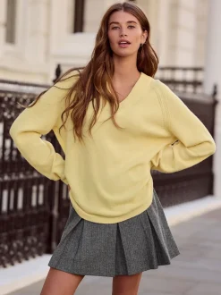 Gris - Mini-jupe kilt en laine