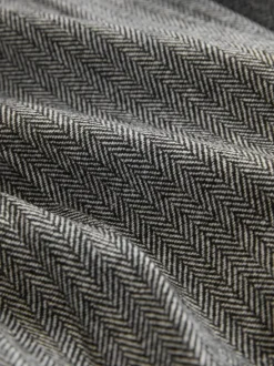 Gris - Mini-jupe kilt en laine