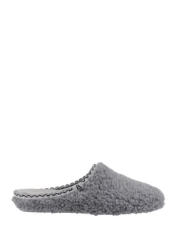 Gris - Mules Hush Puppies Good Chaussons en peluche