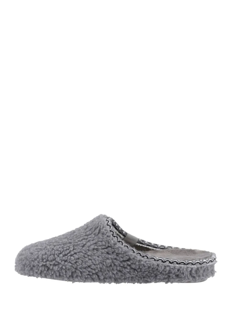 Gris - Mules Hush Puppies Good Chaussons en peluche