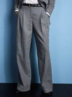 Gris - Pantalons amples Tabitha Simmons X Next en laine mélangée
