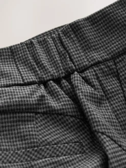Gris - Pantalons bootcut sculptants à carreaux habillés