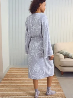 Gris - Peignoir Laura Ashley Josette