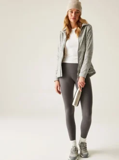 Gris - Polaire Regatta Mayse zippée en tissu chiné