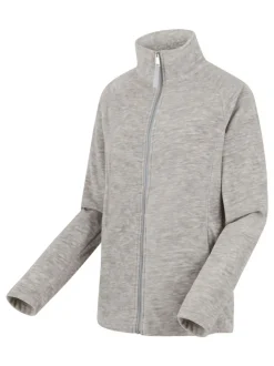 Gris - Polaire Regatta Mayse zippée en tissu chiné