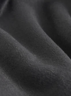 Gris - Poncho cape enveloppant sur le devant