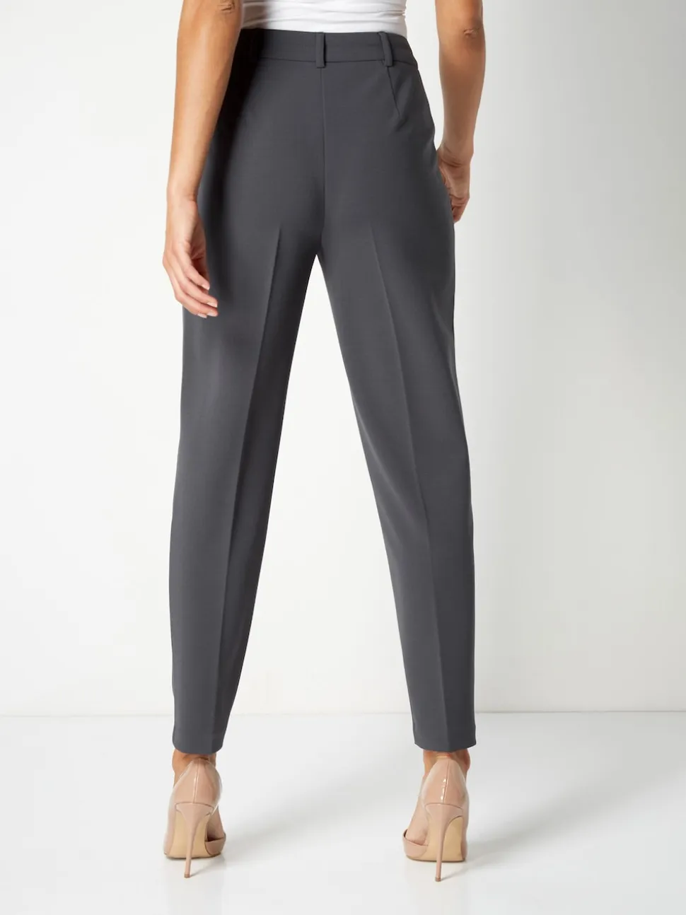 Gris - Roman Originals Coupe droite Pantalons de travail