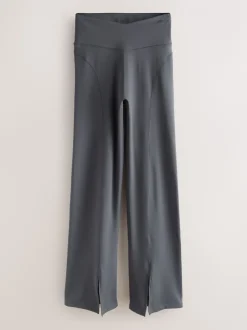 Gris - soi-même. Leggings évasés taille haute