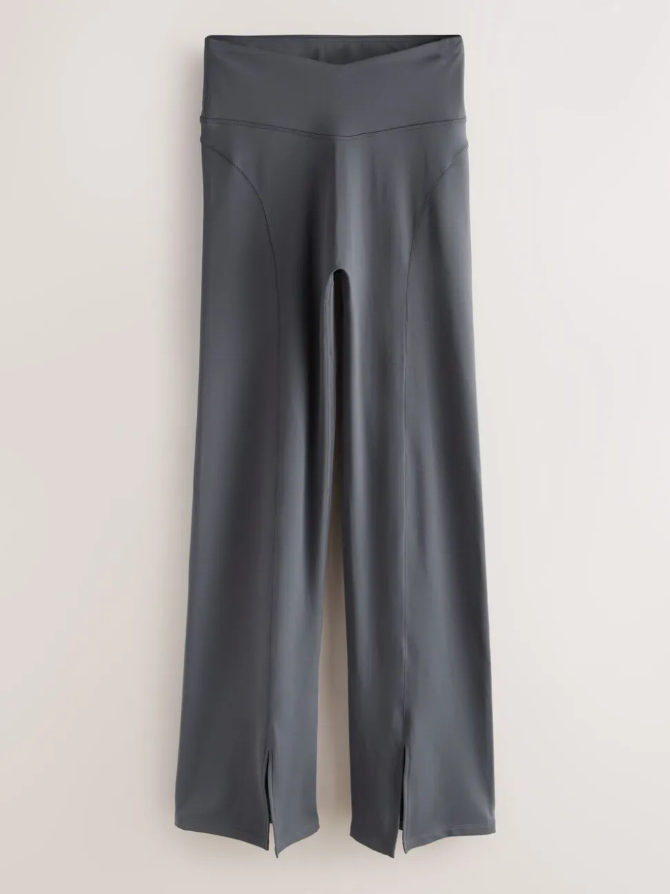 Gris - soi-même. Leggings évasés taille haute