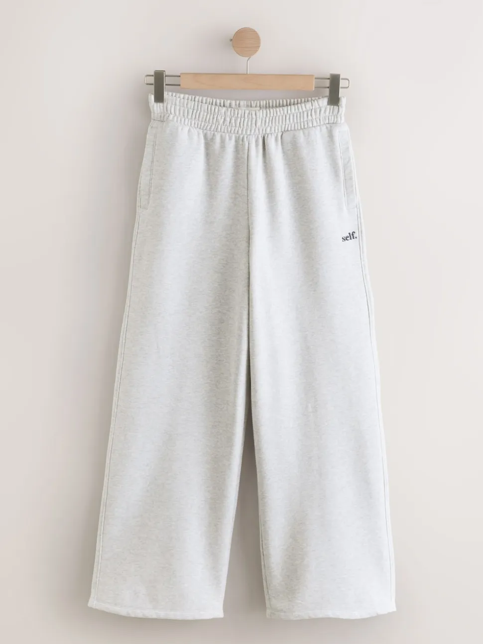 Gris - soi-même. Pantalon de jogging coupe large