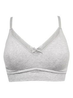 Gris - Soutien-gorge Pour Moi Love to Lounge en coton sans armatures
