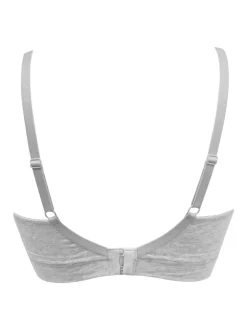 Gris - Soutien-gorge Pour Moi Love to Lounge en coton sans armatures